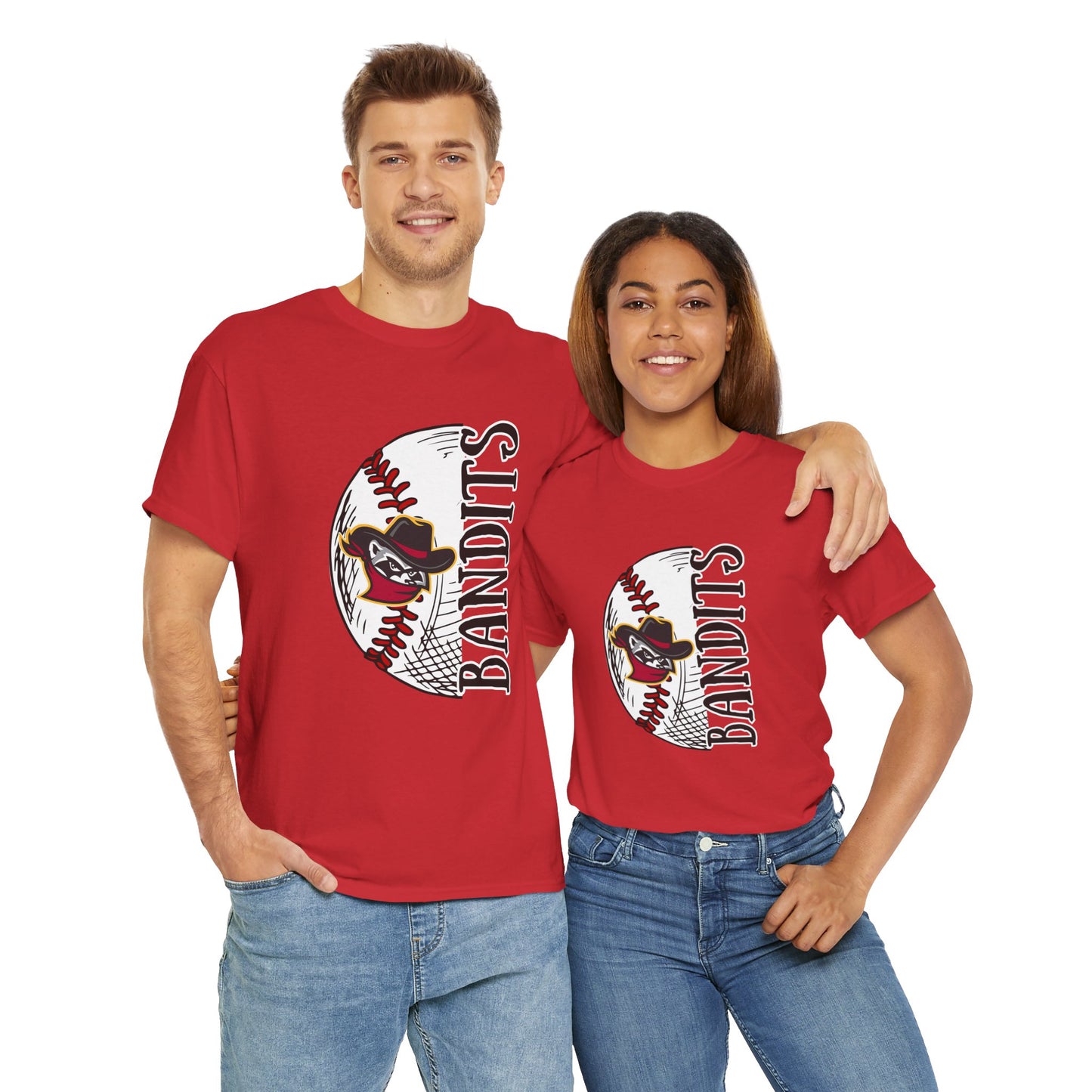 Bandits Baseball - Unisex Cotton T-shirt