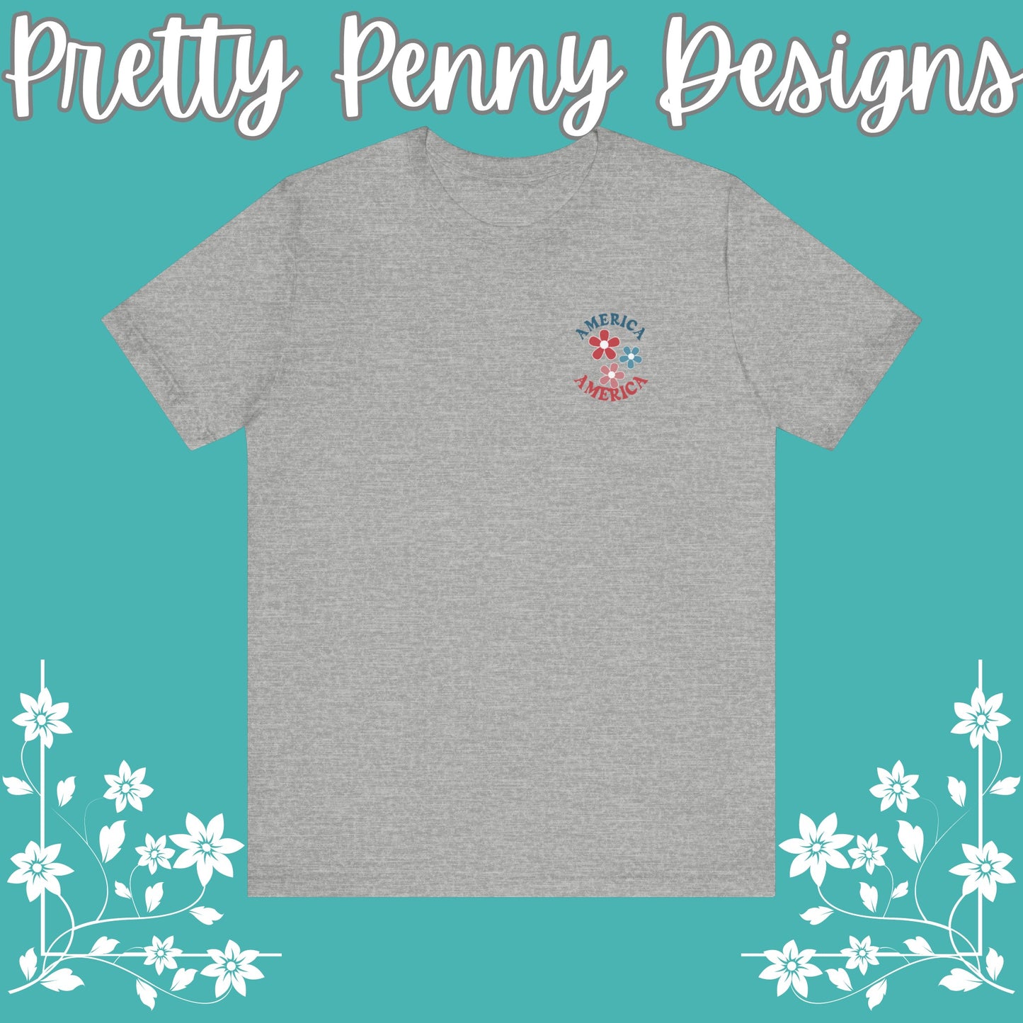 America the Beautiful - Celebrate Independence Day in Style with Our July 4th T-Shirt