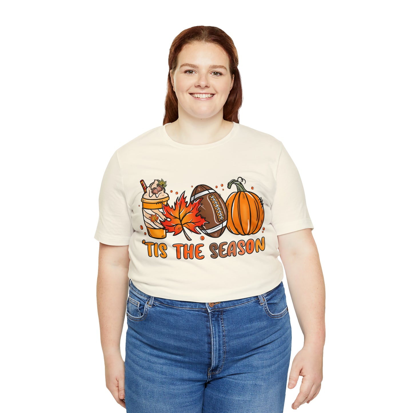 Tis the Season (For Football) T-Shirt - Cozy Autumn Vibes Tee