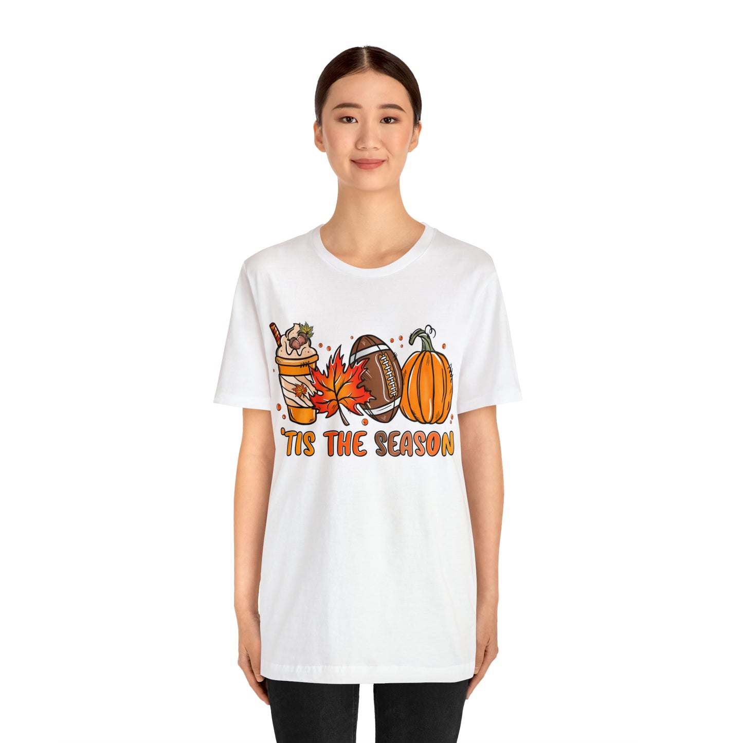 Tis the Season (For Football) T-Shirt - Cozy Autumn Vibes Tee