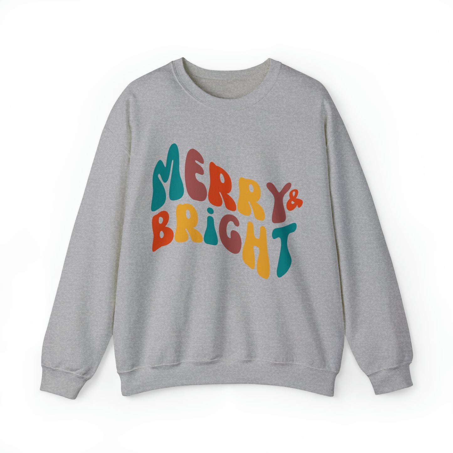 Merry & Bright - Crewneck Sweatshirt - Christmas