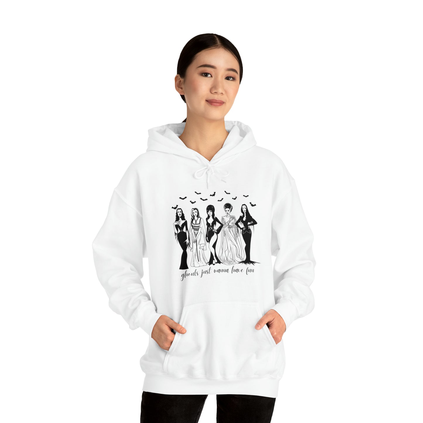 Ghouls Just Wanna Have Fun - Halloween Themed Hooded Sweatshirt