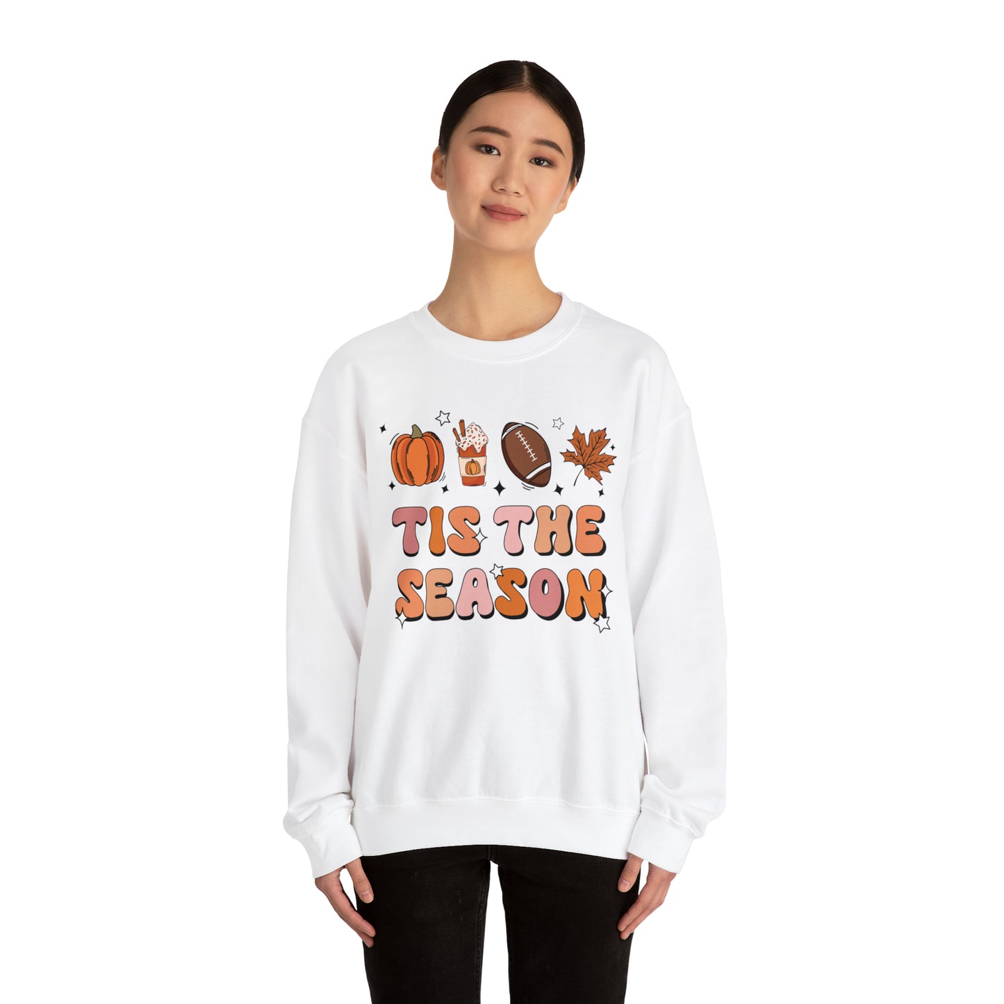 Tis the Season - Fall-Themed Crewneck Sweatshirt