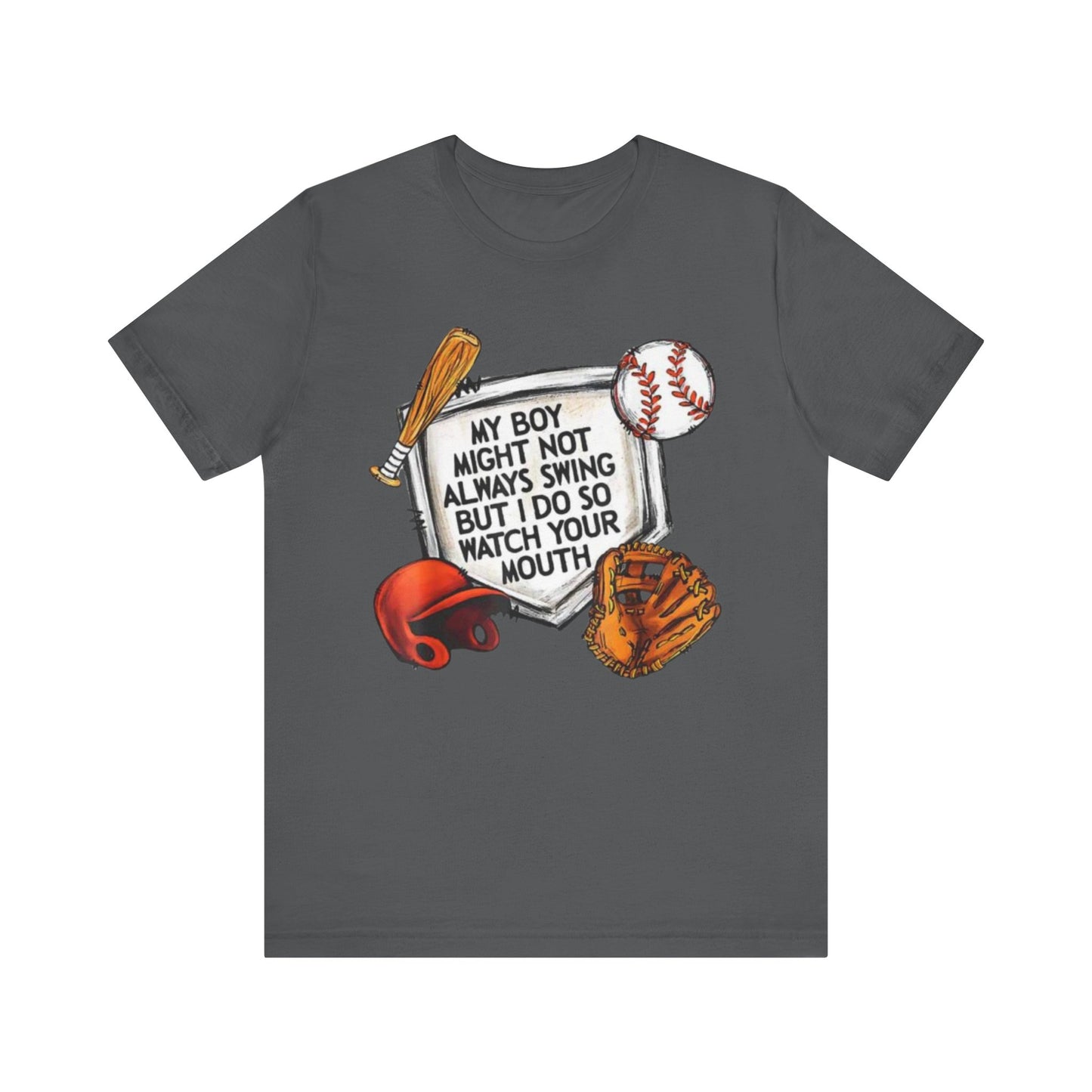 Swing into Style: Baseball Mom Shirt for Proud Moms - Jersey Short Sleeve Tee