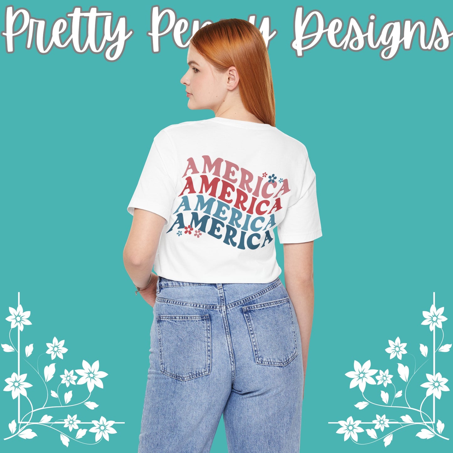 America the Beautiful - Celebrate Independence Day in Style with Our July 4th T-Shirt