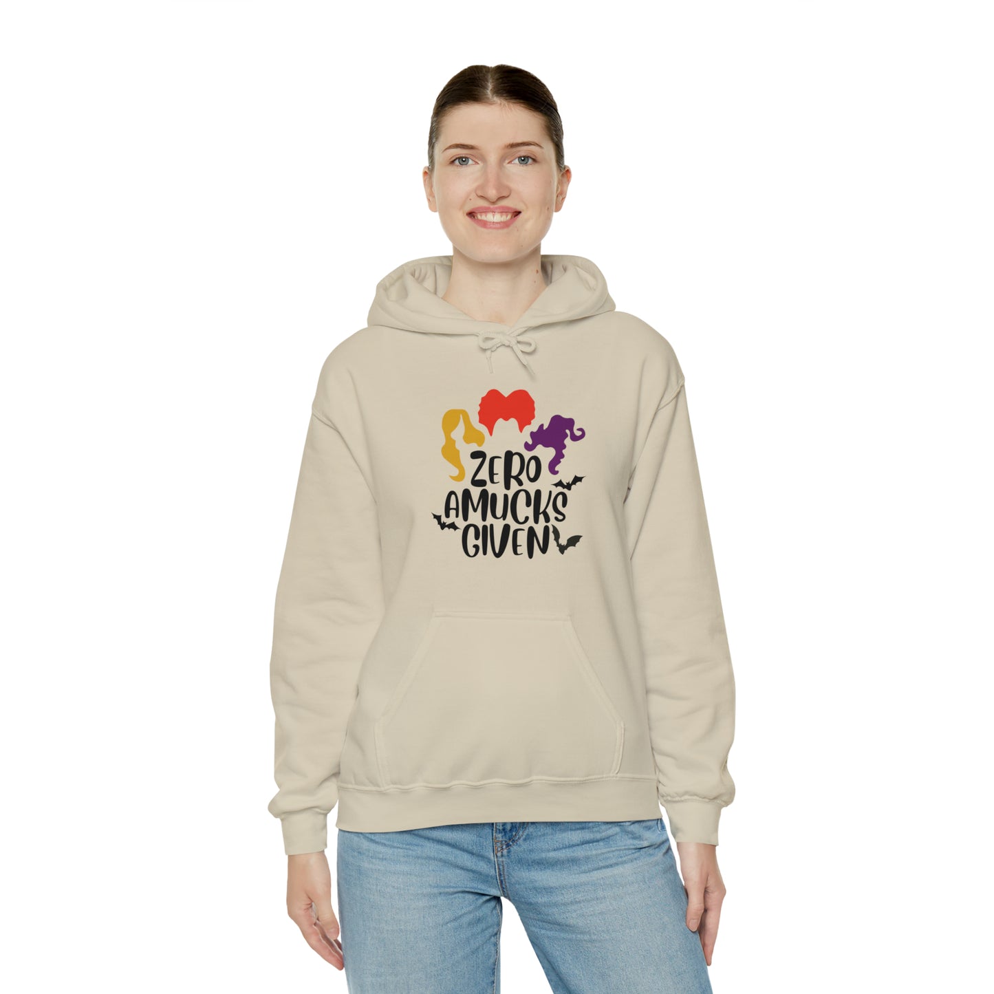 Zero Amucks Given- Hooded Sweatshirt - Hocus Pocus