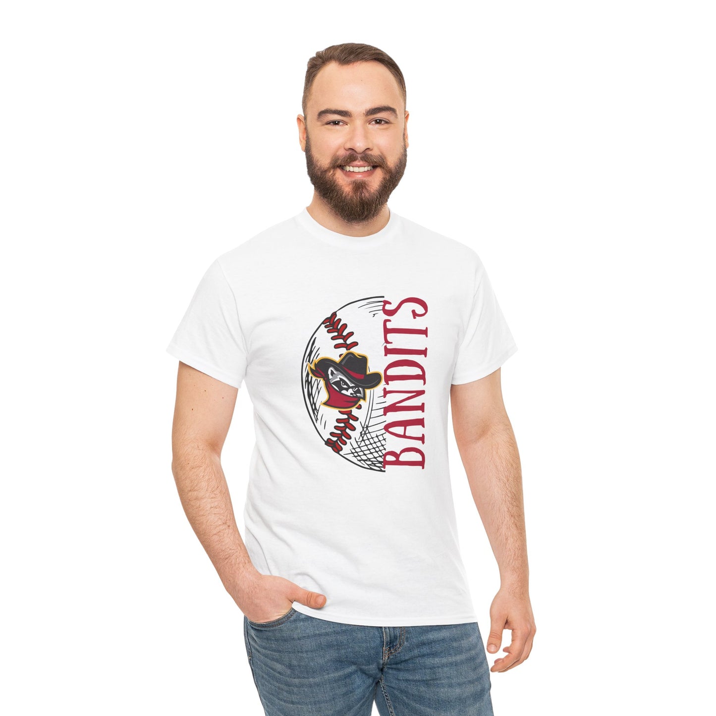 Bandits Baseball - Unisex Cotton T-shirt