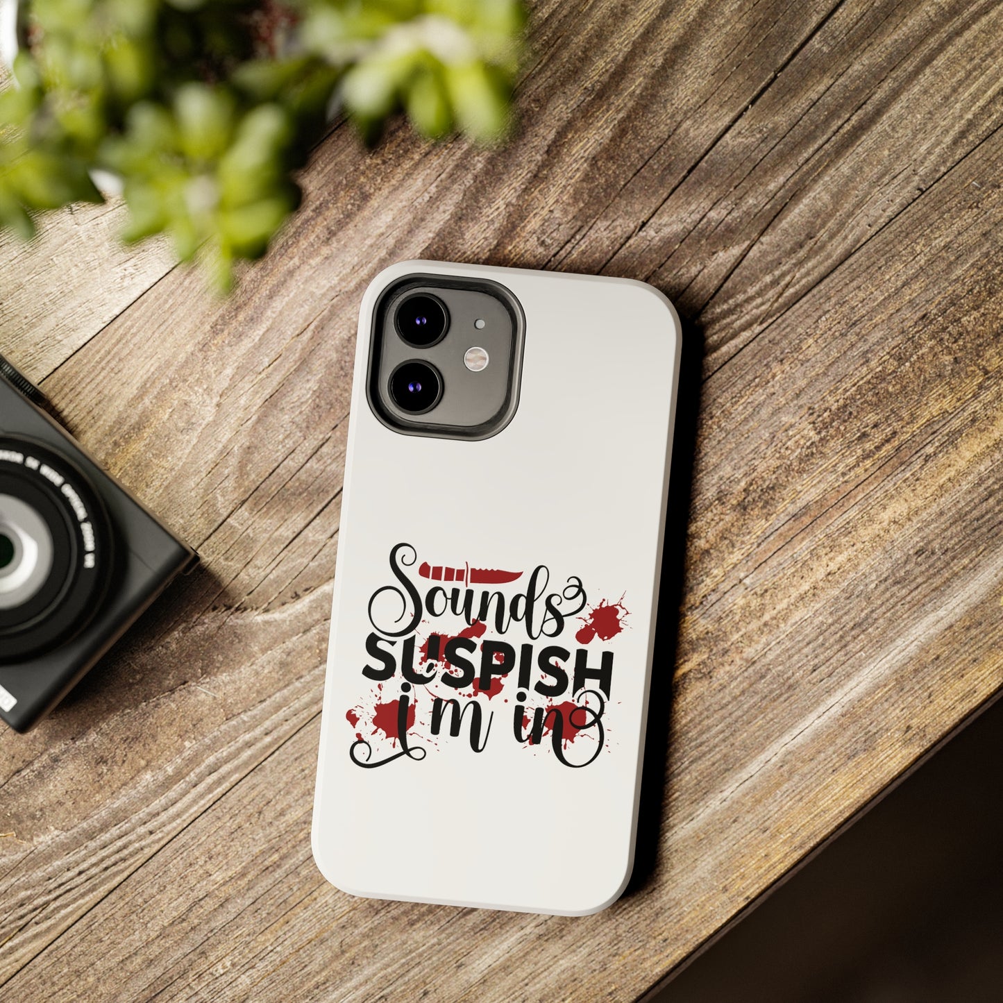 Sounds Suspish I'm In - Phone Case - iPhone 12, 13, 14 Pro, Pro Max - Gray