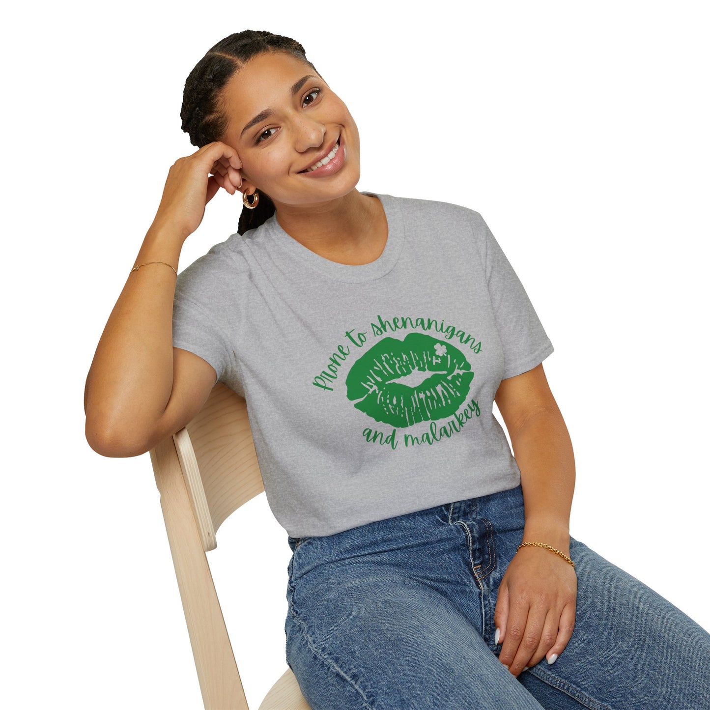 Prone to Shenanigans and Malarkey - Softstyle T-Shirt - St. Patrick's Day - March Tees