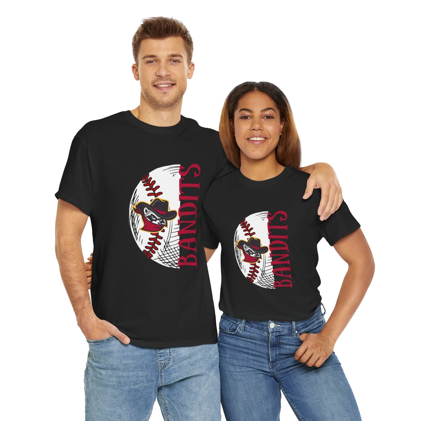 Bandits Baseball - Unisex Cotton T-shirt