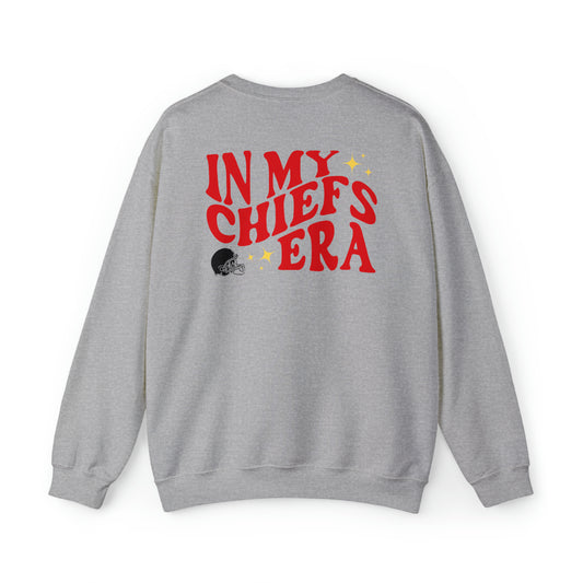 In My Chiefs Era - Football Fan Sweatshirt - Travis Kelce/Taylor Swift