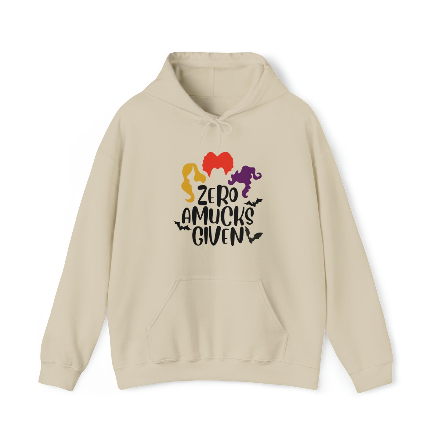 Zero Amucks Given- Hooded Sweatshirt - Hocus Pocus