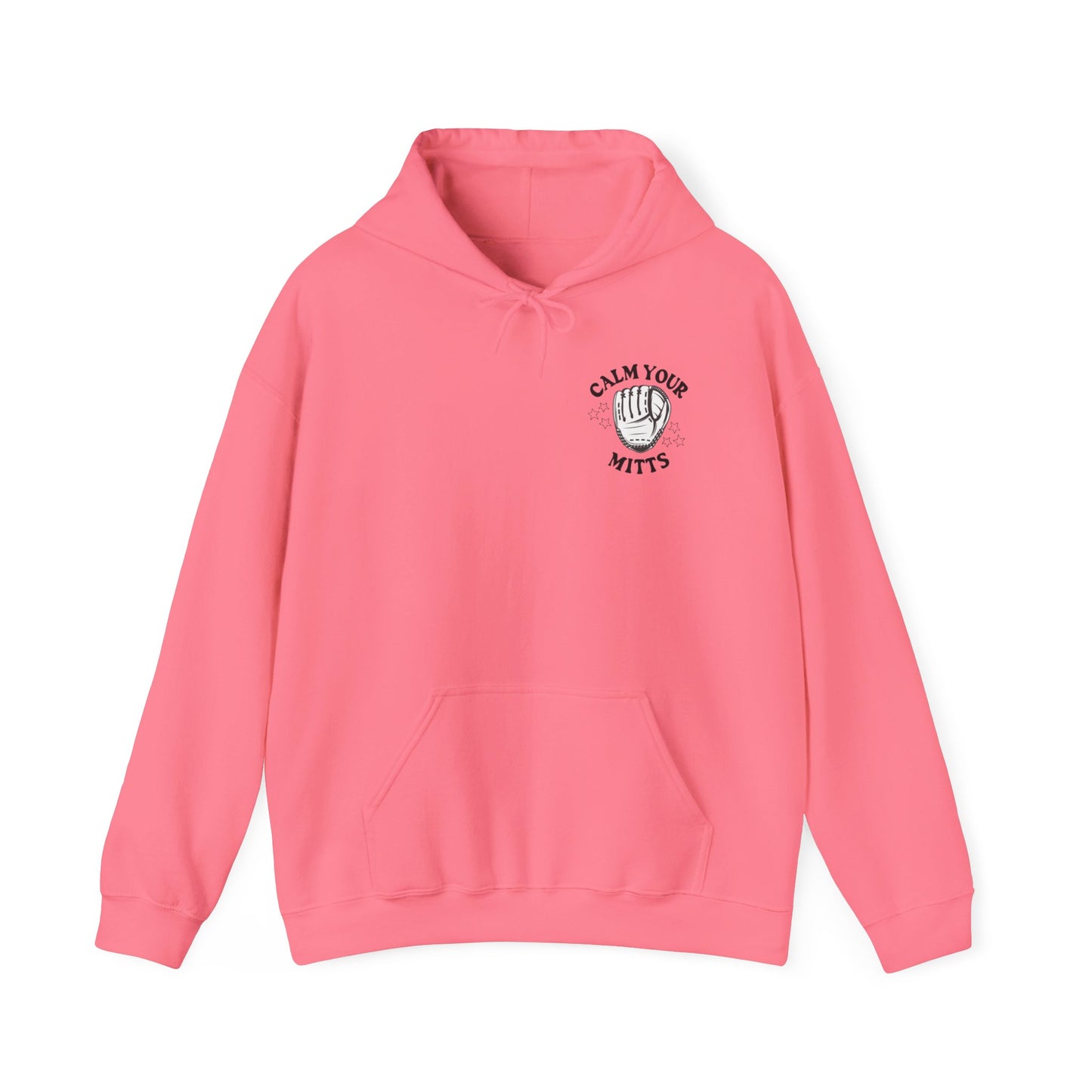 Calm Your Mitts Baseball Hooded Sweatshirt: The Perfect Blend of Fun and Comfort