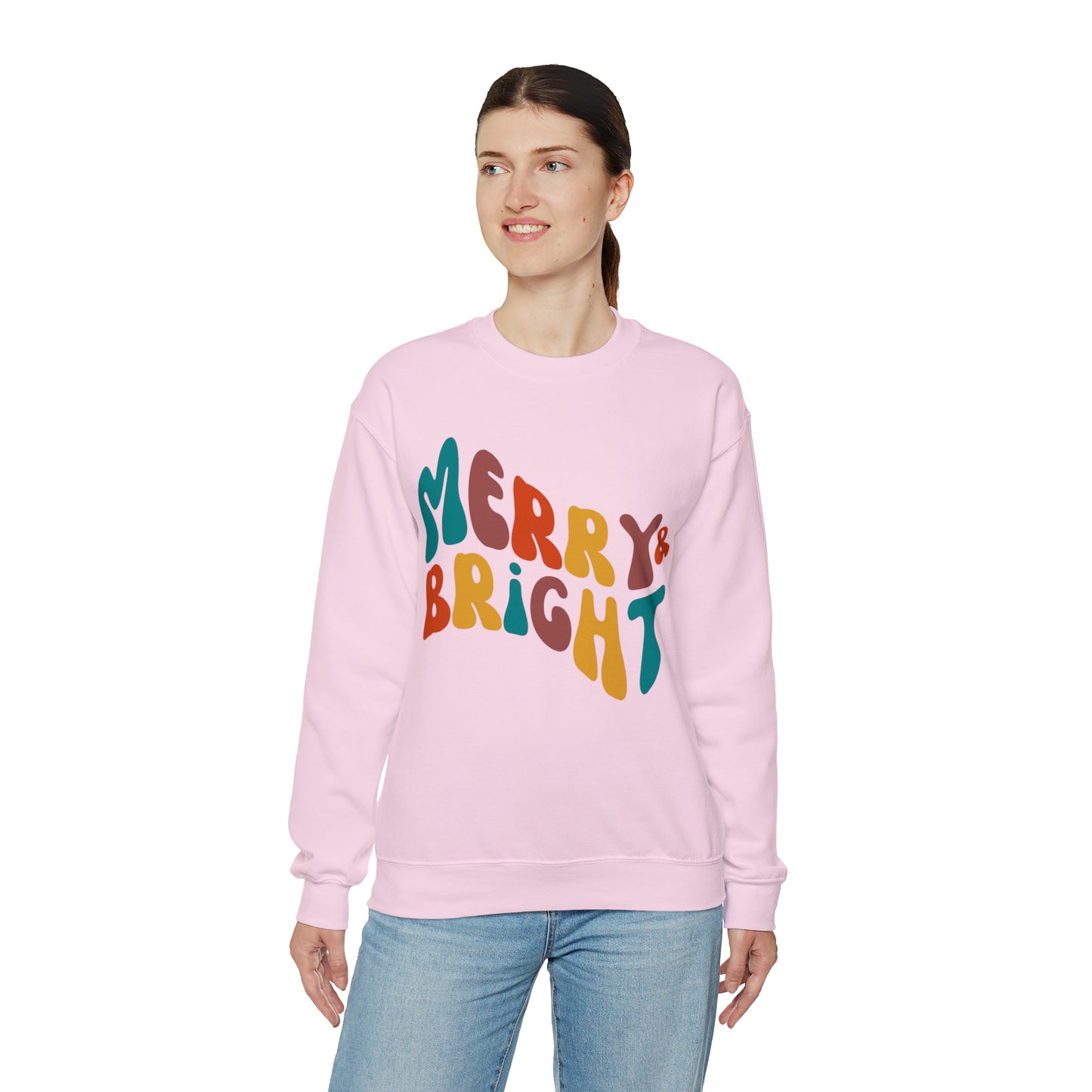 Merry & Bright - Crewneck Sweatshirt - Christmas