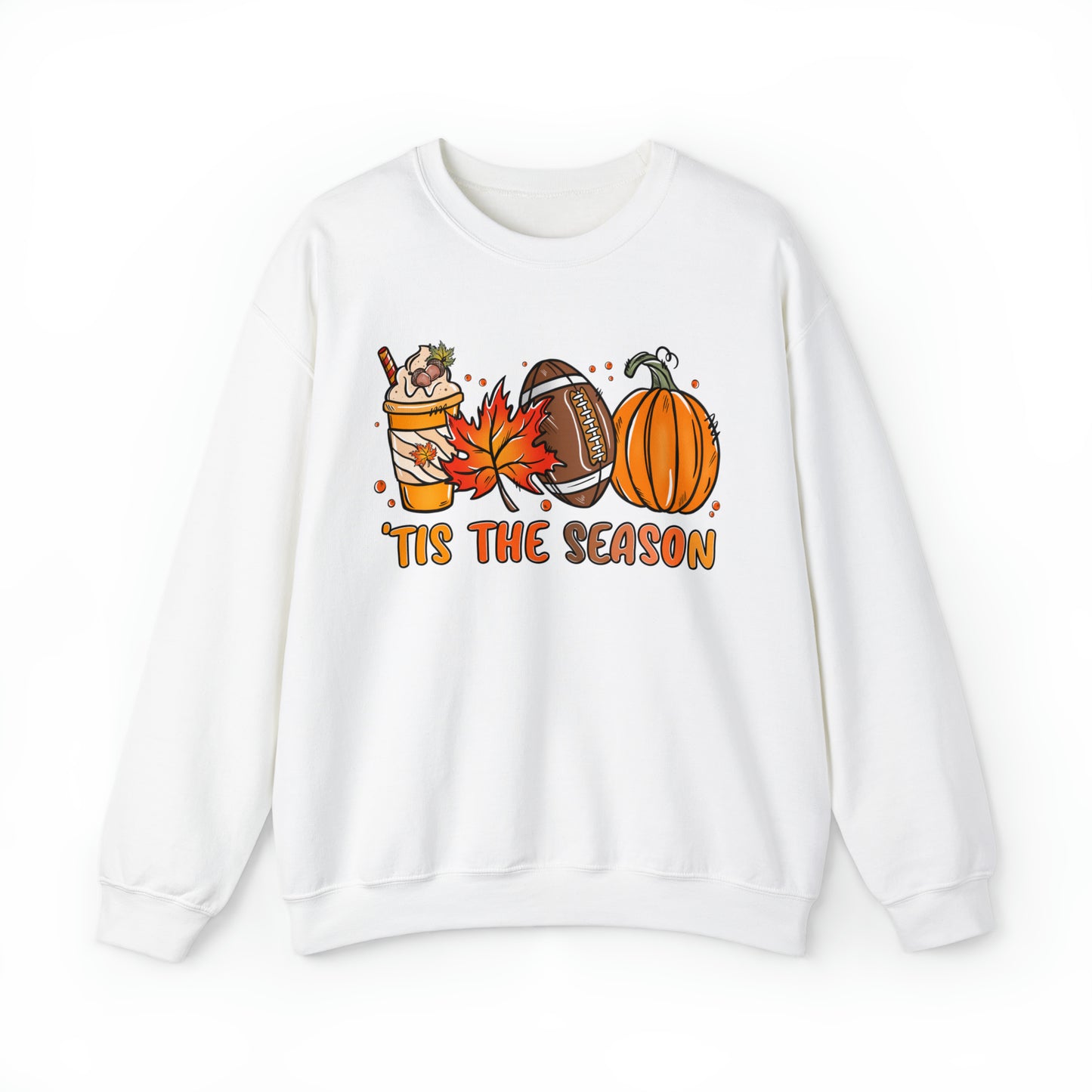 Tis the Season - Fall-Themed Crewneck Sweatshirt