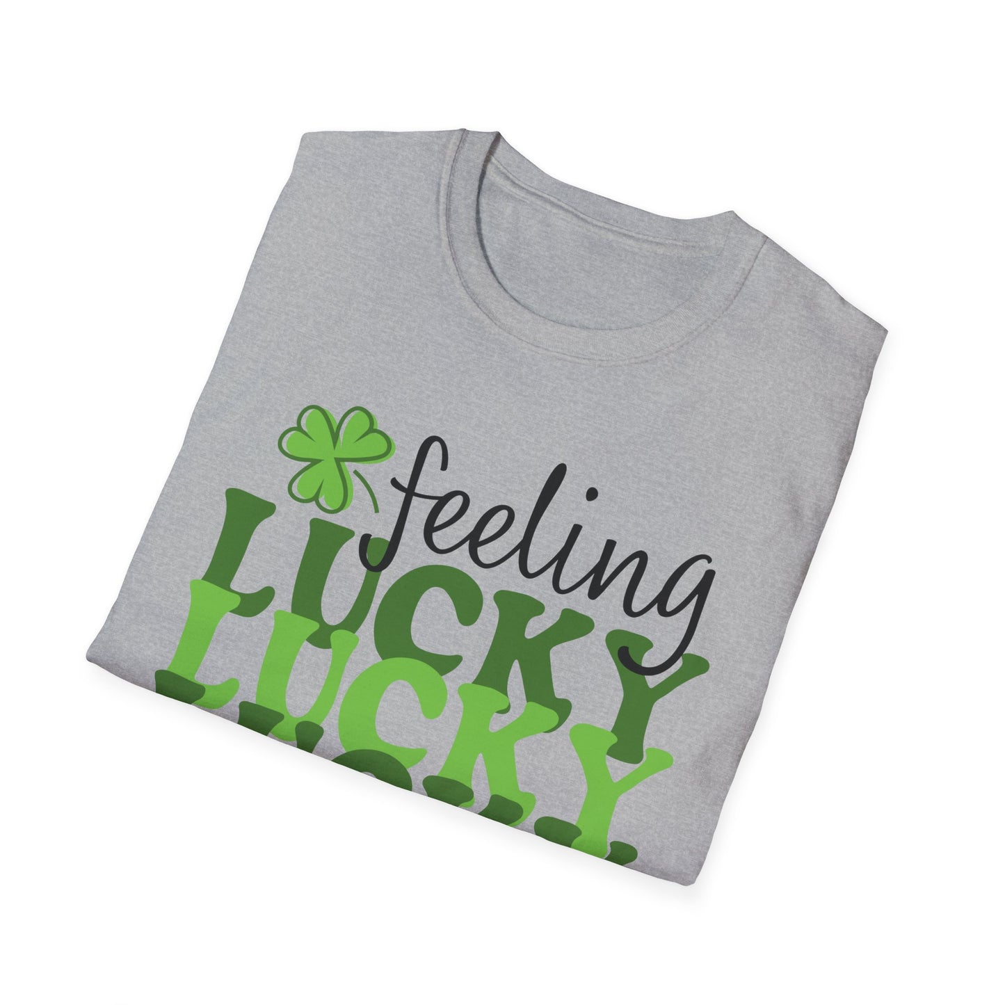 Feeling Lucky - Softstyle T-Shirt - St. Patrick's Day - March Tees