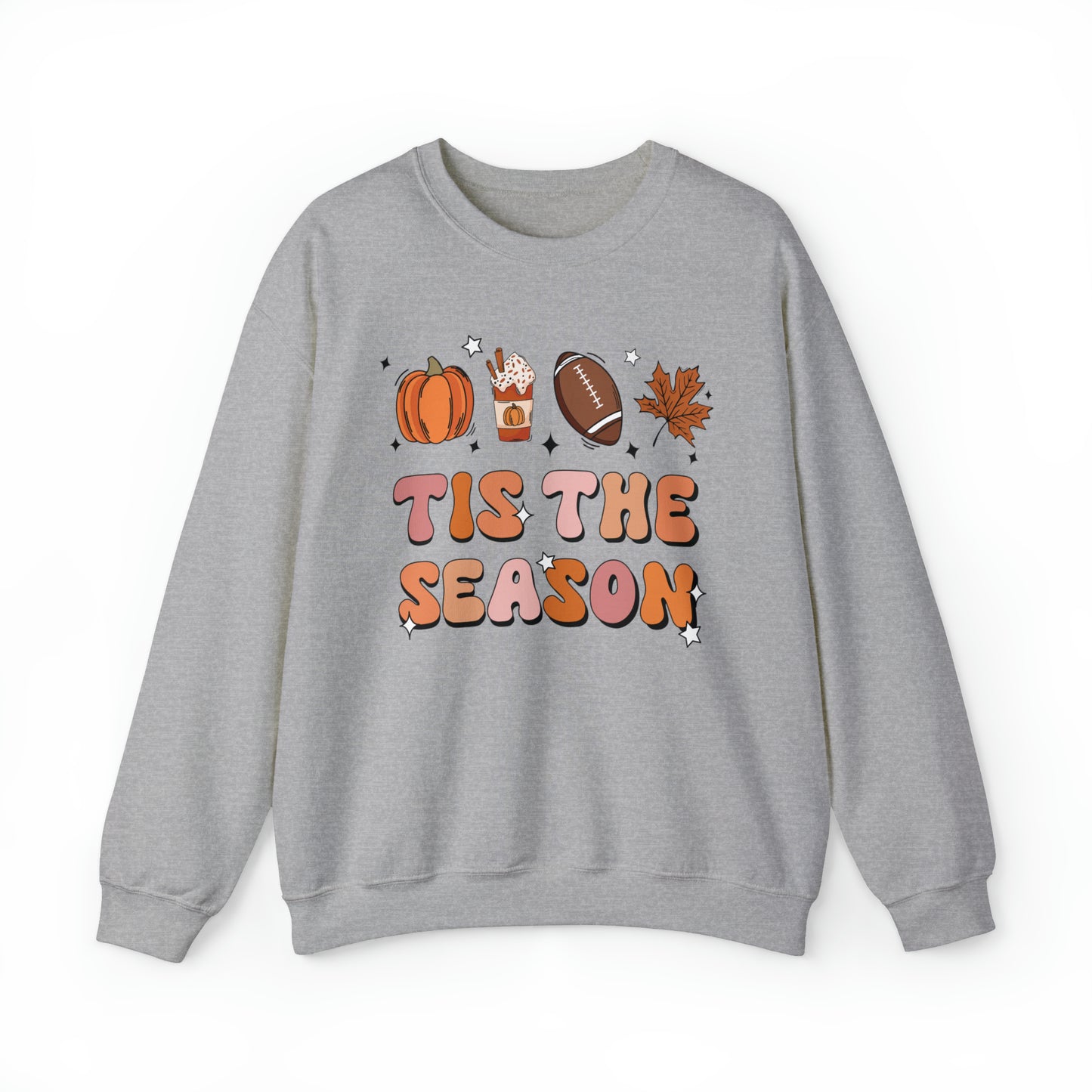 Tis the Season - Fall-Themed Crewneck Sweatshirt