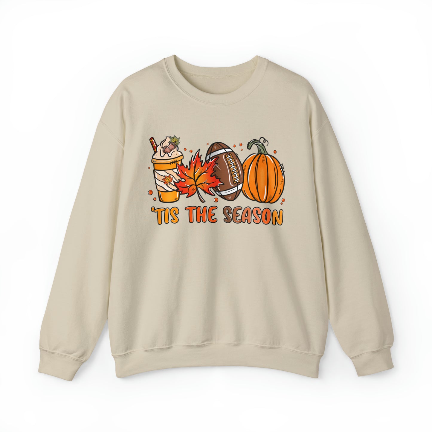 Tis the Season - Fall-Themed Crewneck Sweatshirt