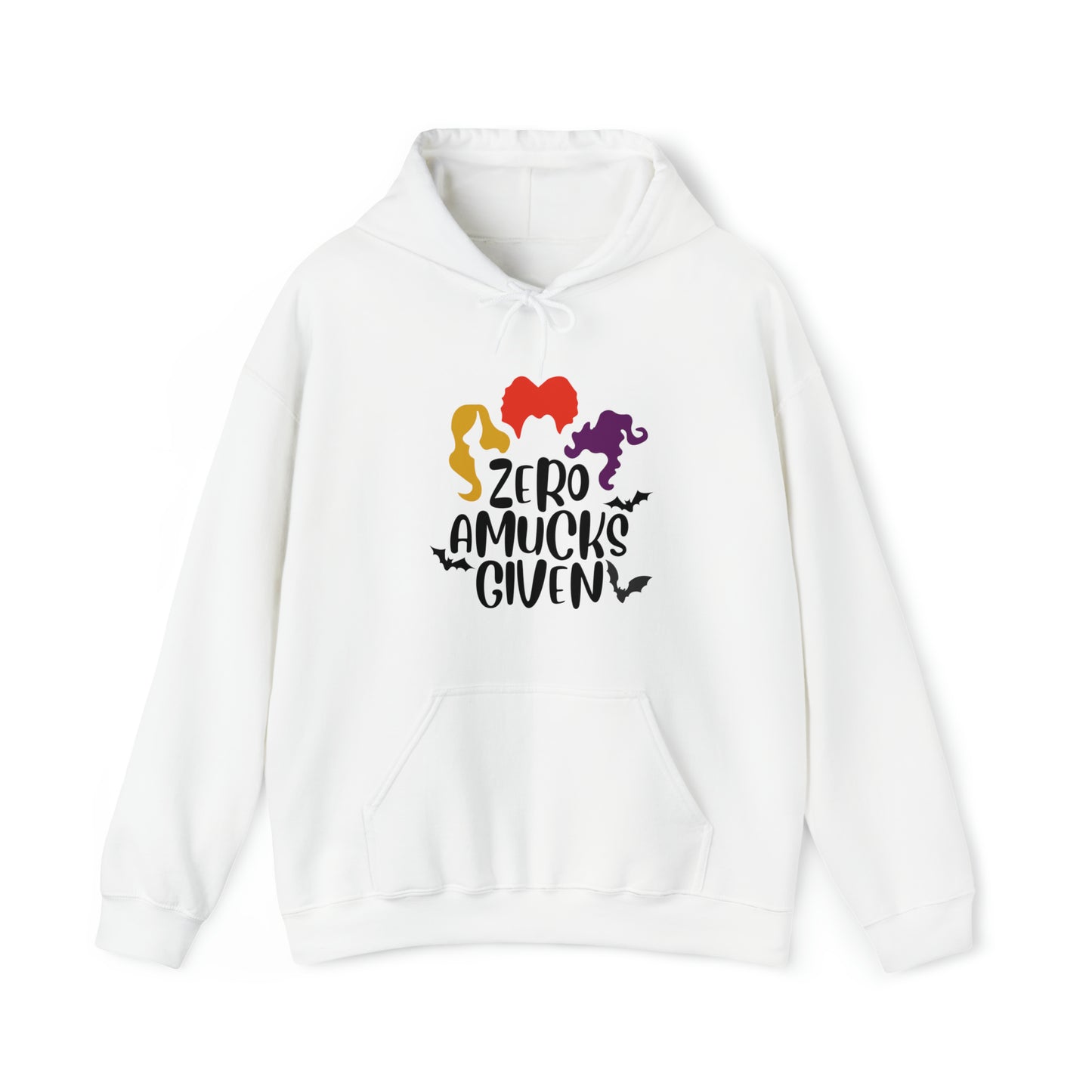 Zero Amucks Given- Hooded Sweatshirt - Hocus Pocus