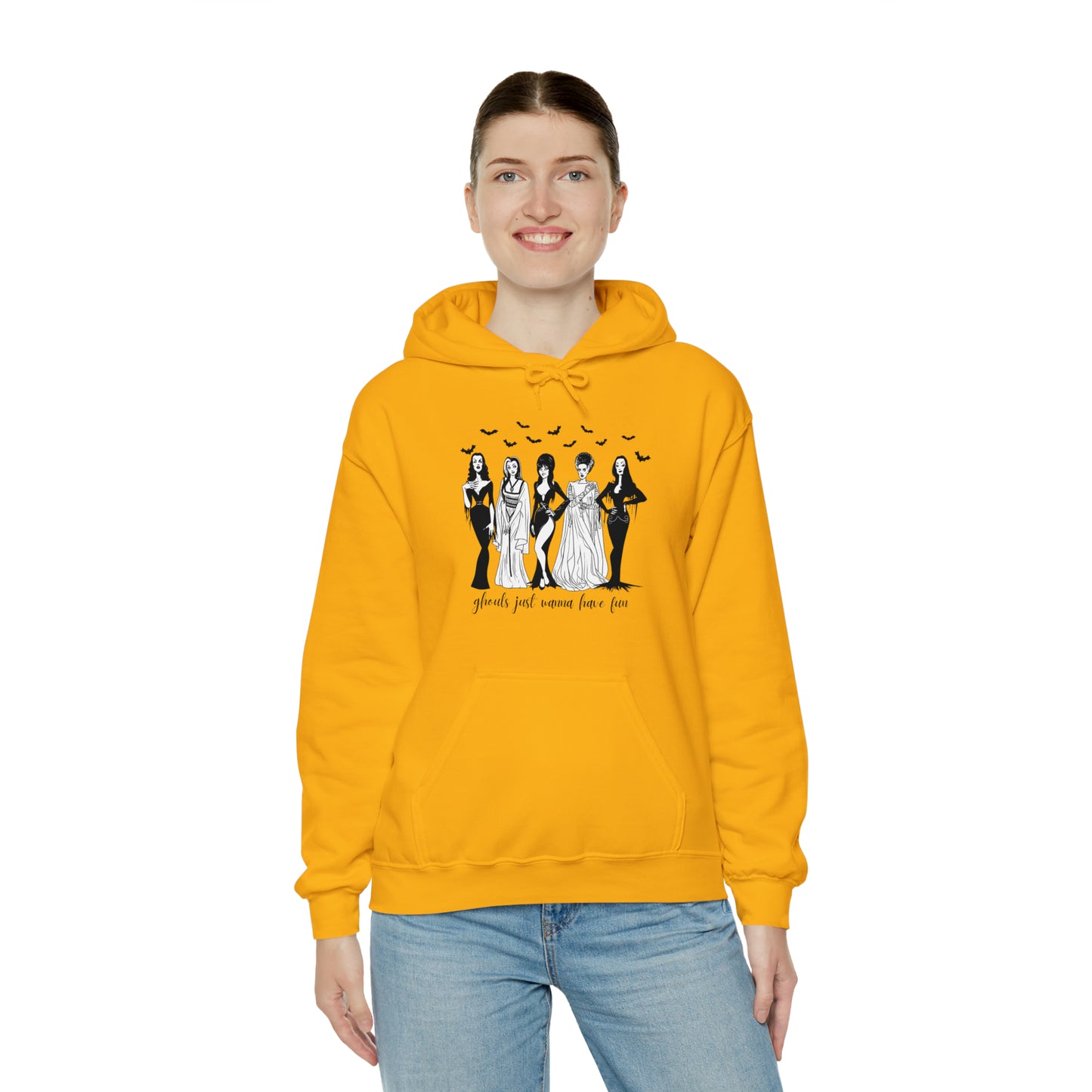 Ghouls Just Wanna Have Fun - Halloween Themed Hooded Sweatshirt