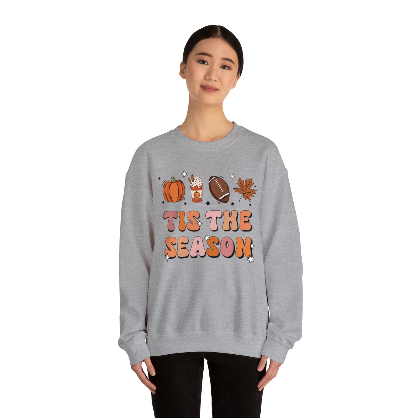 Tis the Season - Fall-Themed Crewneck Sweatshirt