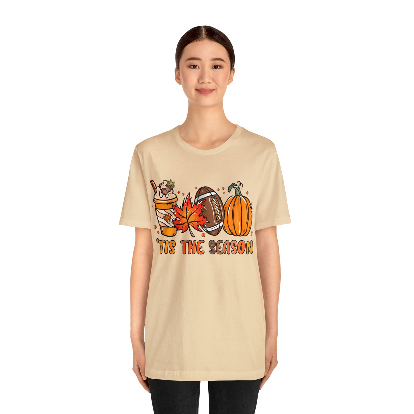 Tis the Season (For Football) T-Shirt - Cozy Autumn Vibes Tee