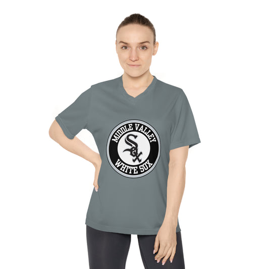 Middle Valley White Sox - Women's Performance V-Neck T-Shirt