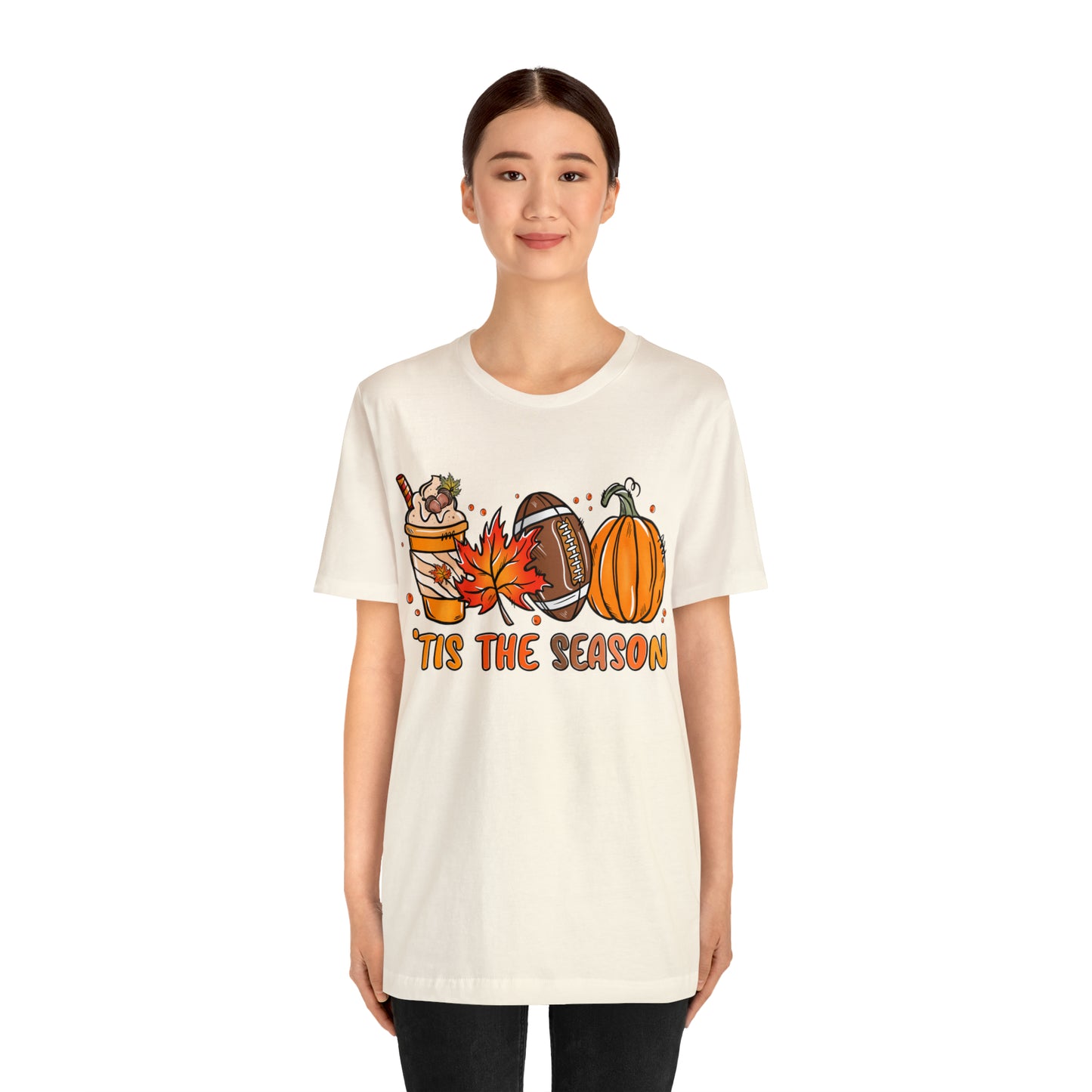 Tis the Season (For Football) T-Shirt - Cozy Autumn Vibes Tee