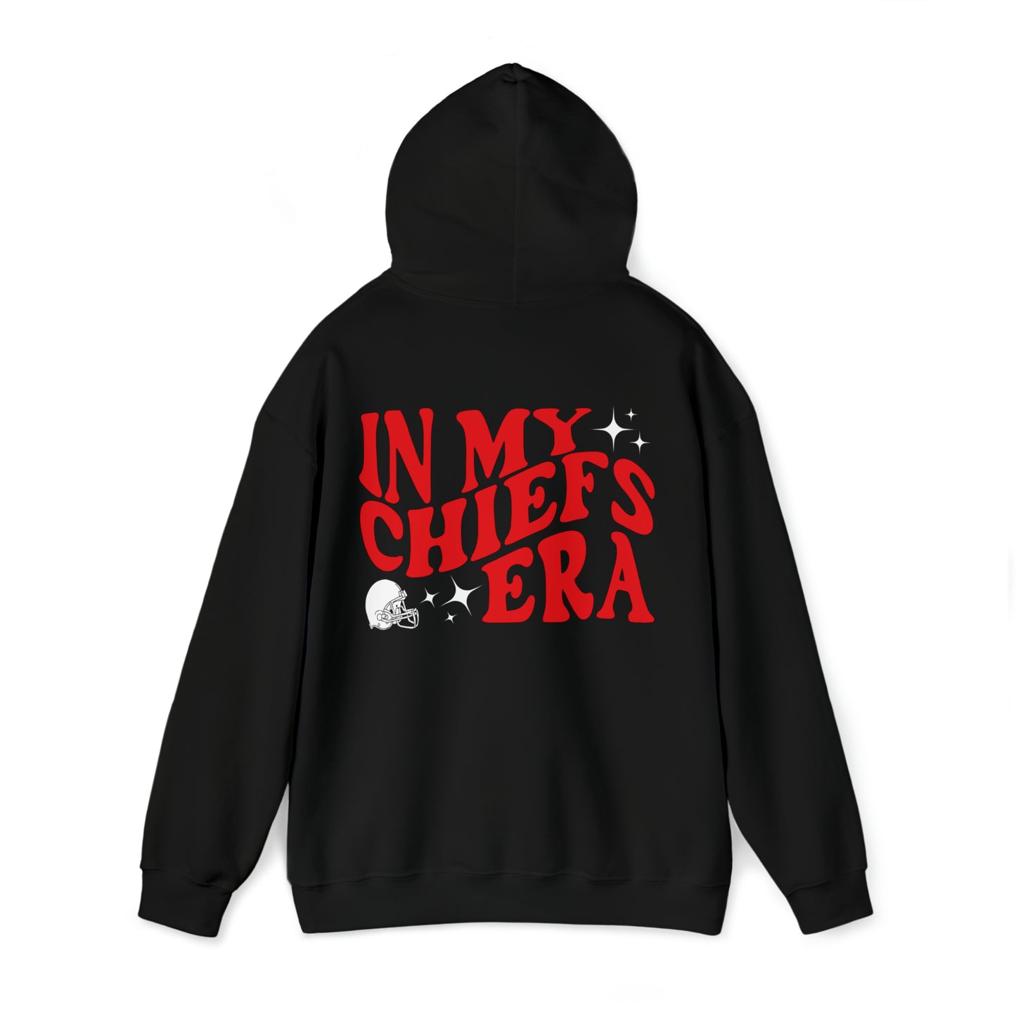 In My Chiefs Era - Football Fan Hooded Sweatshirt - Travis Kelce/Taylor Swift