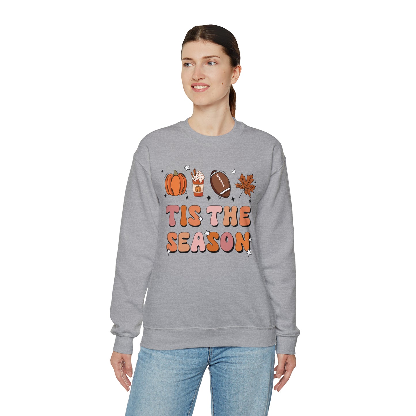 Tis the Season - Fall-Themed Crewneck Sweatshirt