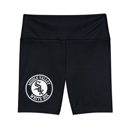 Middle Valley White Sox - Women's Workout Shorts - Black