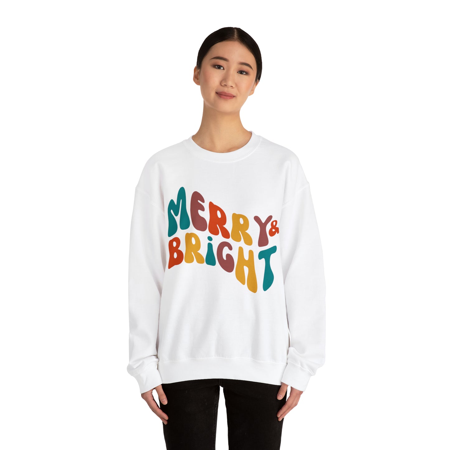 Merry & Bright - Crewneck Sweatshirt - Christmas