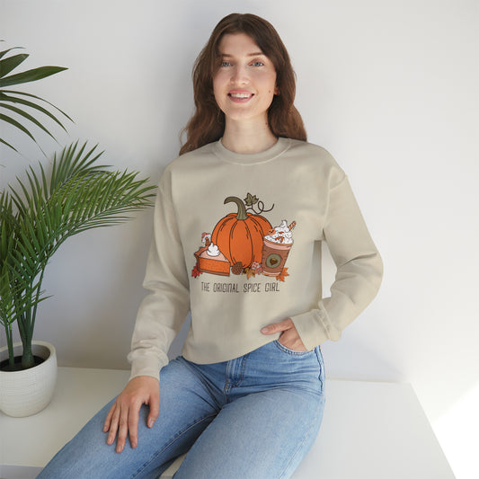 The Original Spice Girl - Fall-Themed Crewneck Sweatshirt