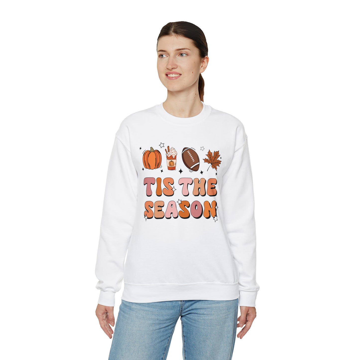 Tis the Season - Fall-Themed Crewneck Sweatshirt