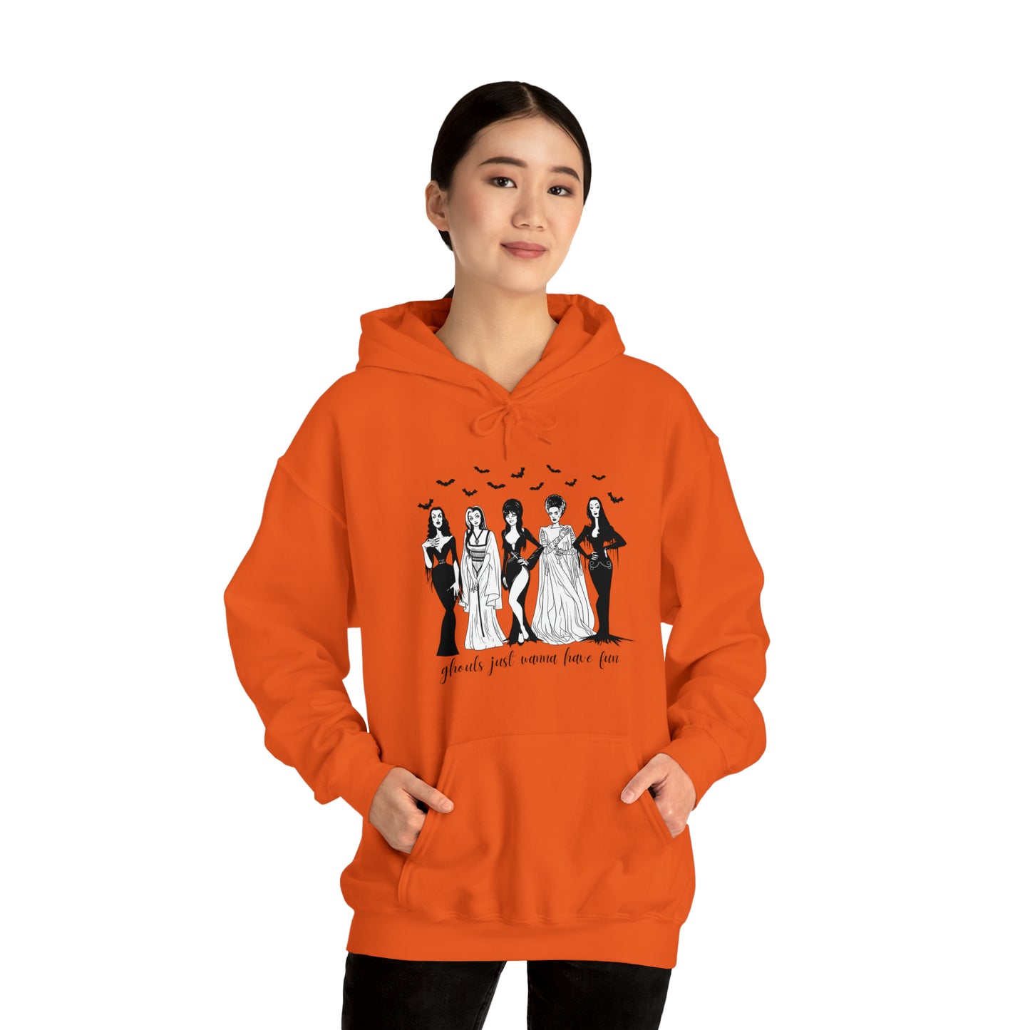 Ghouls Just Wanna Have Fun - Halloween Themed Hooded Sweatshirt