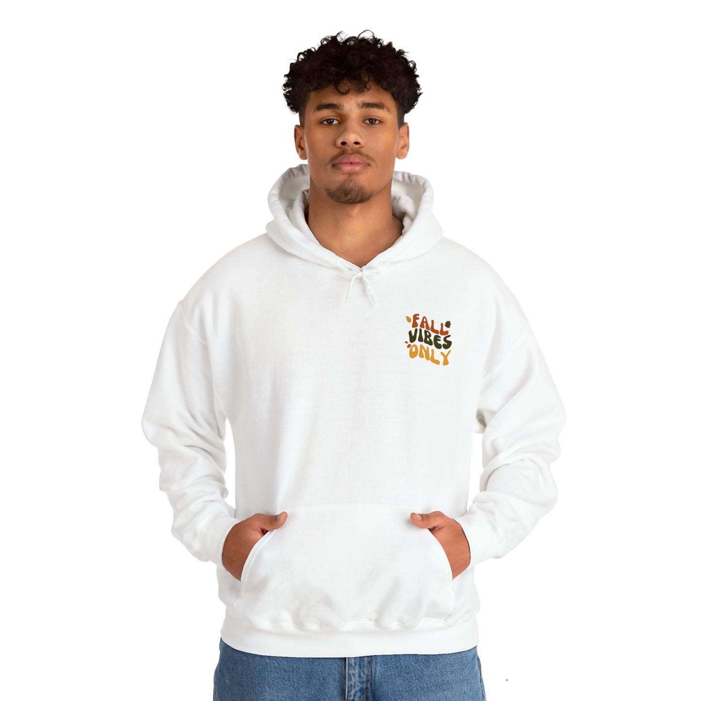 Fall Vibes Only Hooded Sweatshirt - Fall and Halloween