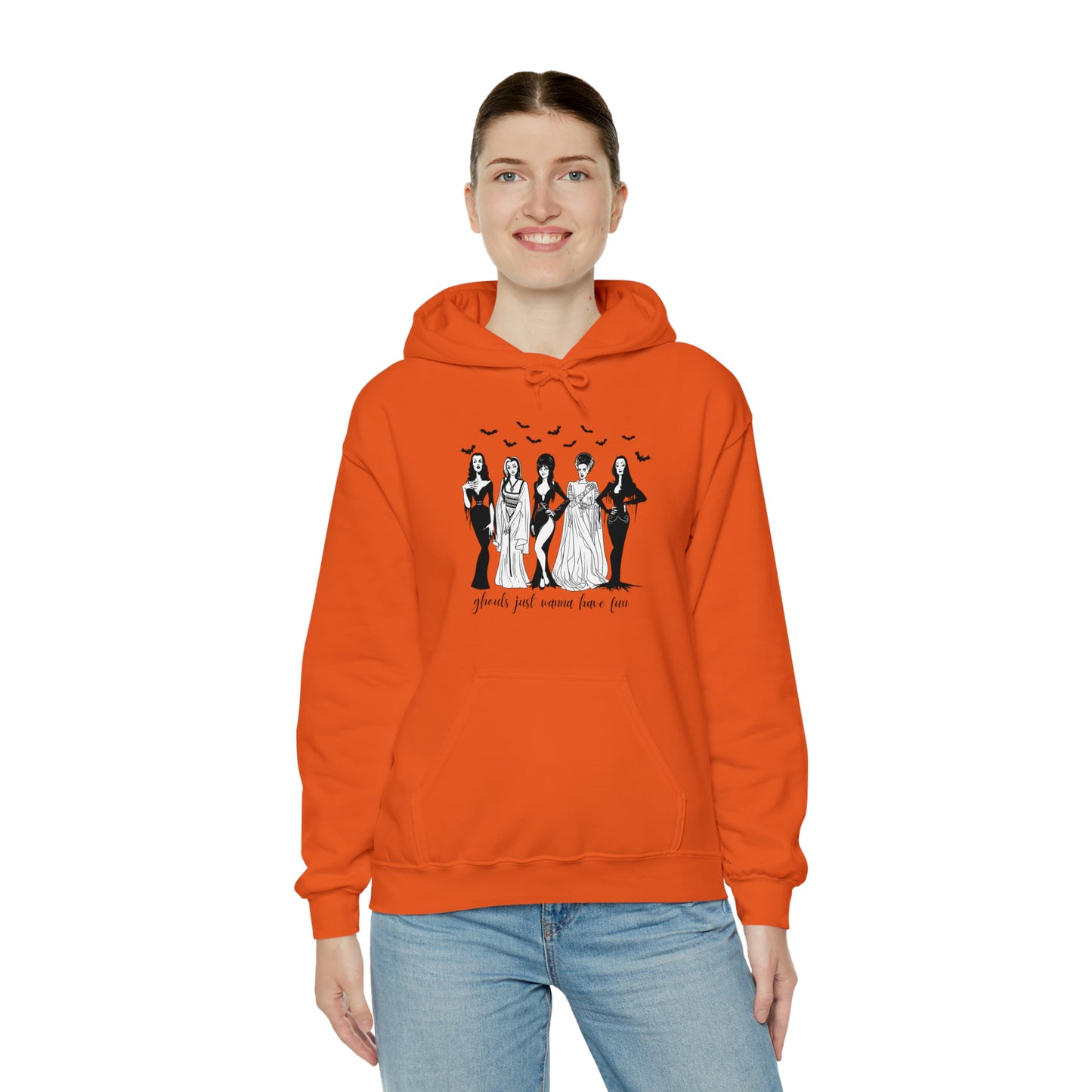 Ghouls Just Wanna Have Fun - Halloween Themed Hooded Sweatshirt