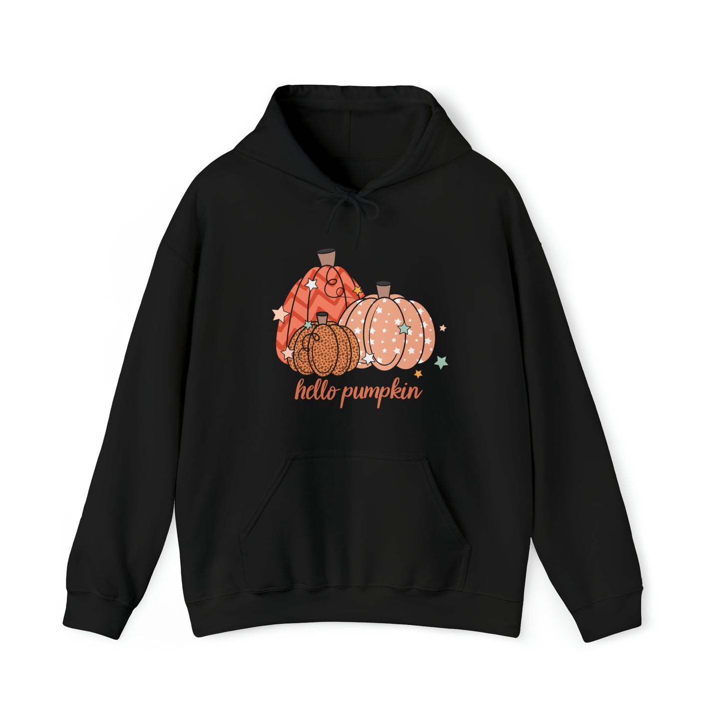 Hello Pumpkin - Fall-Theme Hooded Sweatshirt