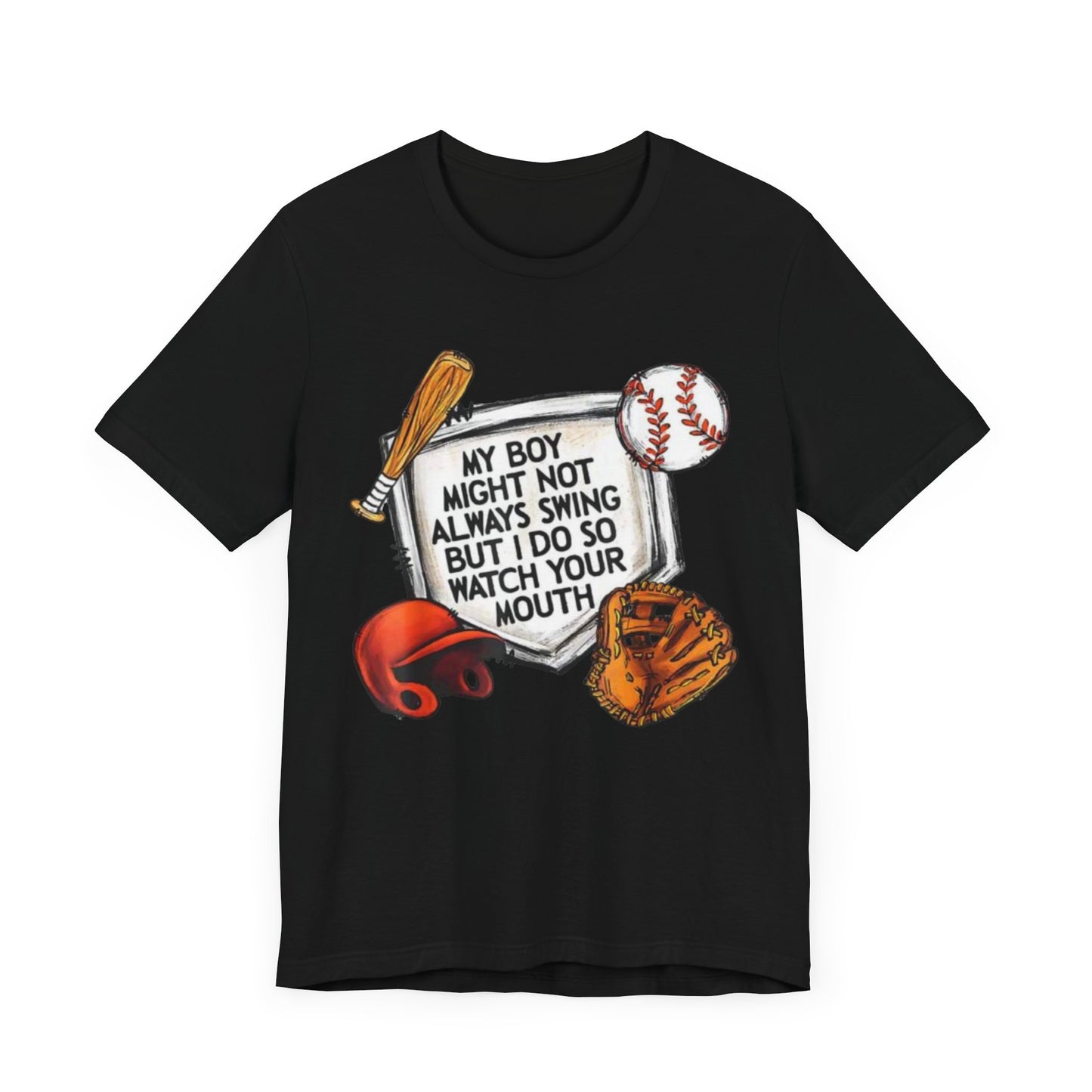 Swing into Style: Baseball Mom Shirt for Proud Moms - Jersey Short Sleeve Tee