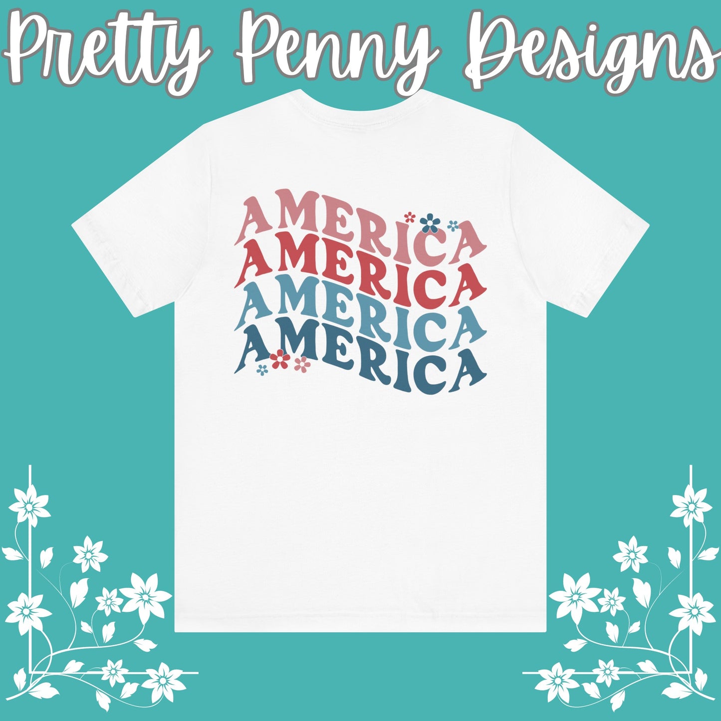 America the Beautiful - Celebrate Independence Day in Style with Our July 4th T-Shirt