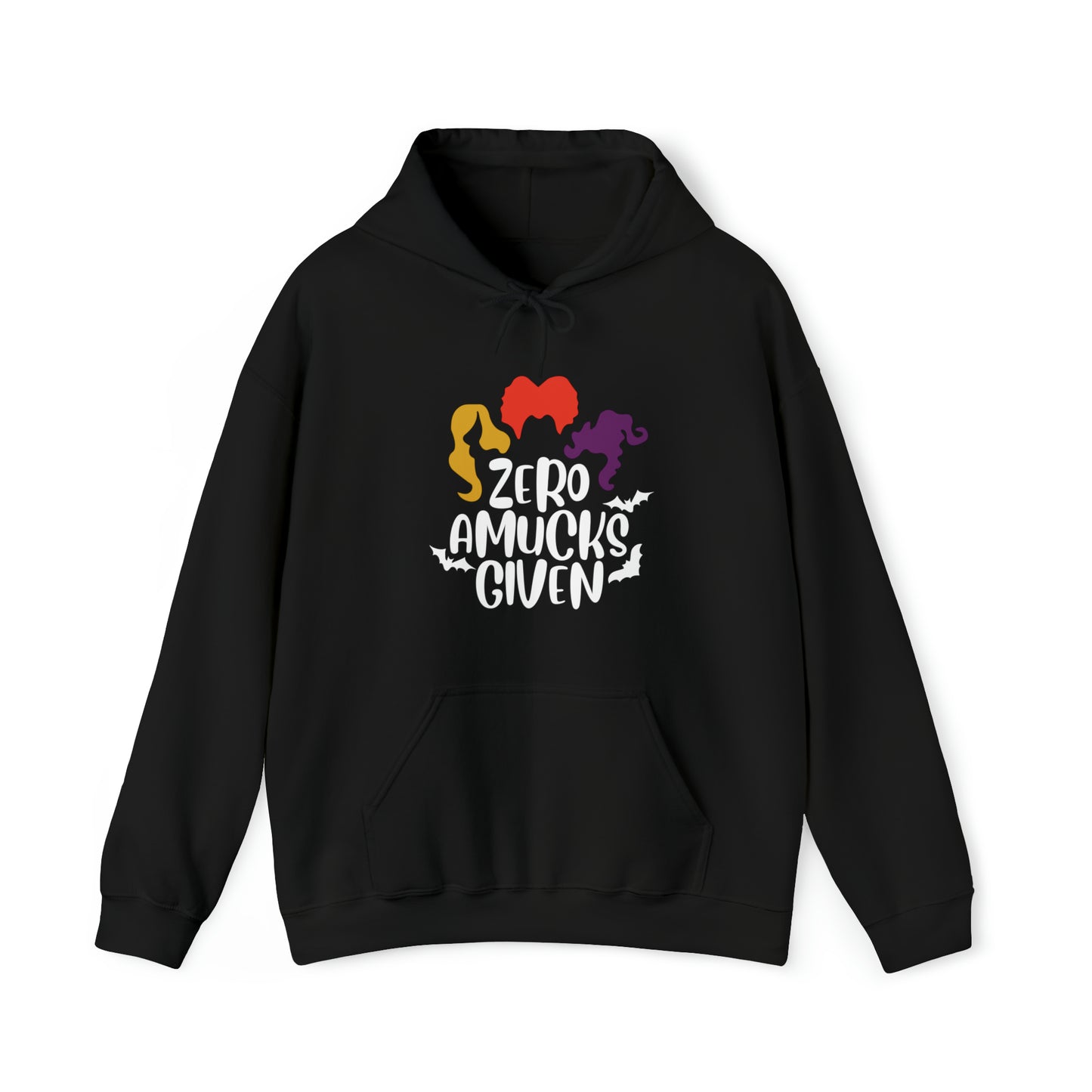 Zero Amucks Given- Hooded Sweatshirt - Hocus Pocus