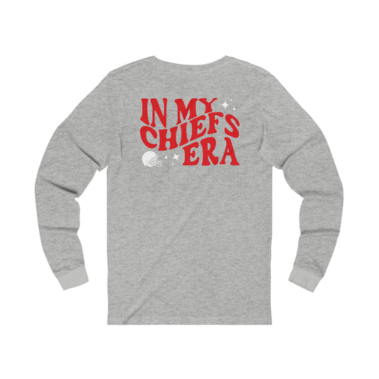 In My Chiefs Era - Football Fan Longsleeve T-shirt - Travis Kelce/Taylor Swift