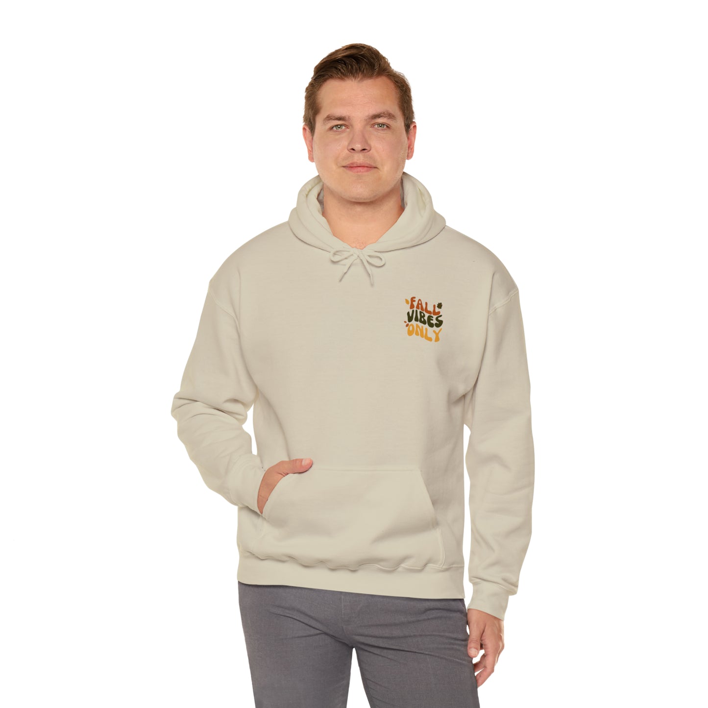 Fall Vibes Only Hooded Sweatshirt - Fall and Halloween