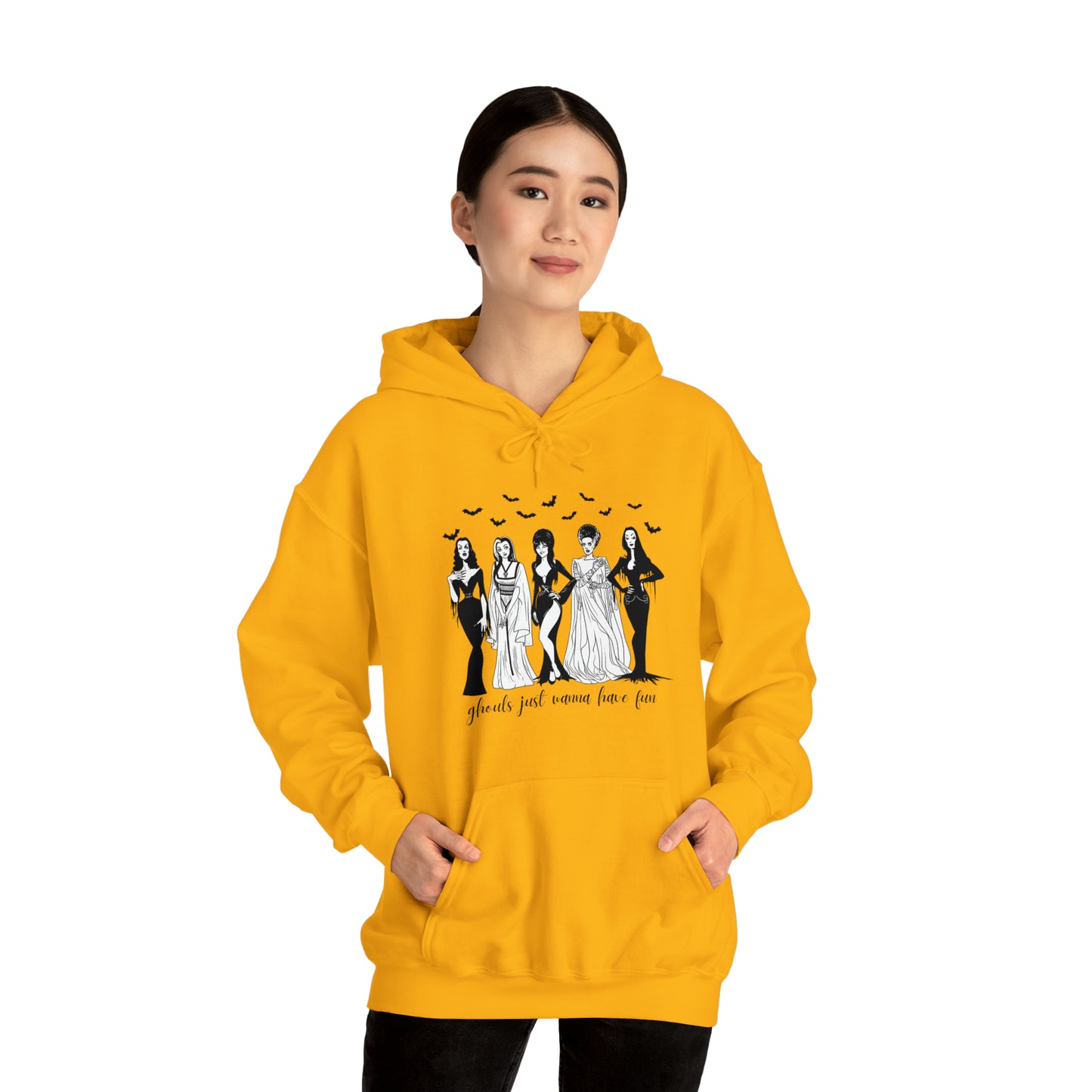 Ghouls Just Wanna Have Fun - Halloween Themed Hooded Sweatshirt