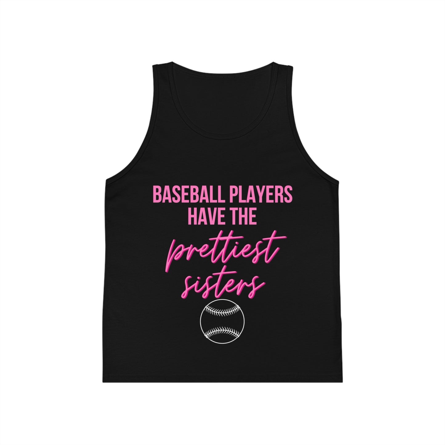 Baseball Players Have the Prettiest Sisters - Kid's Jersey Tank Top