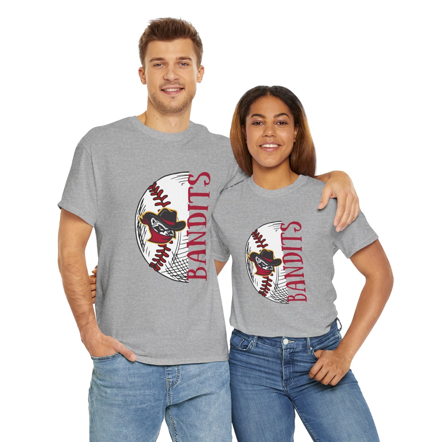 Bandits Baseball - Unisex Cotton T-shirt