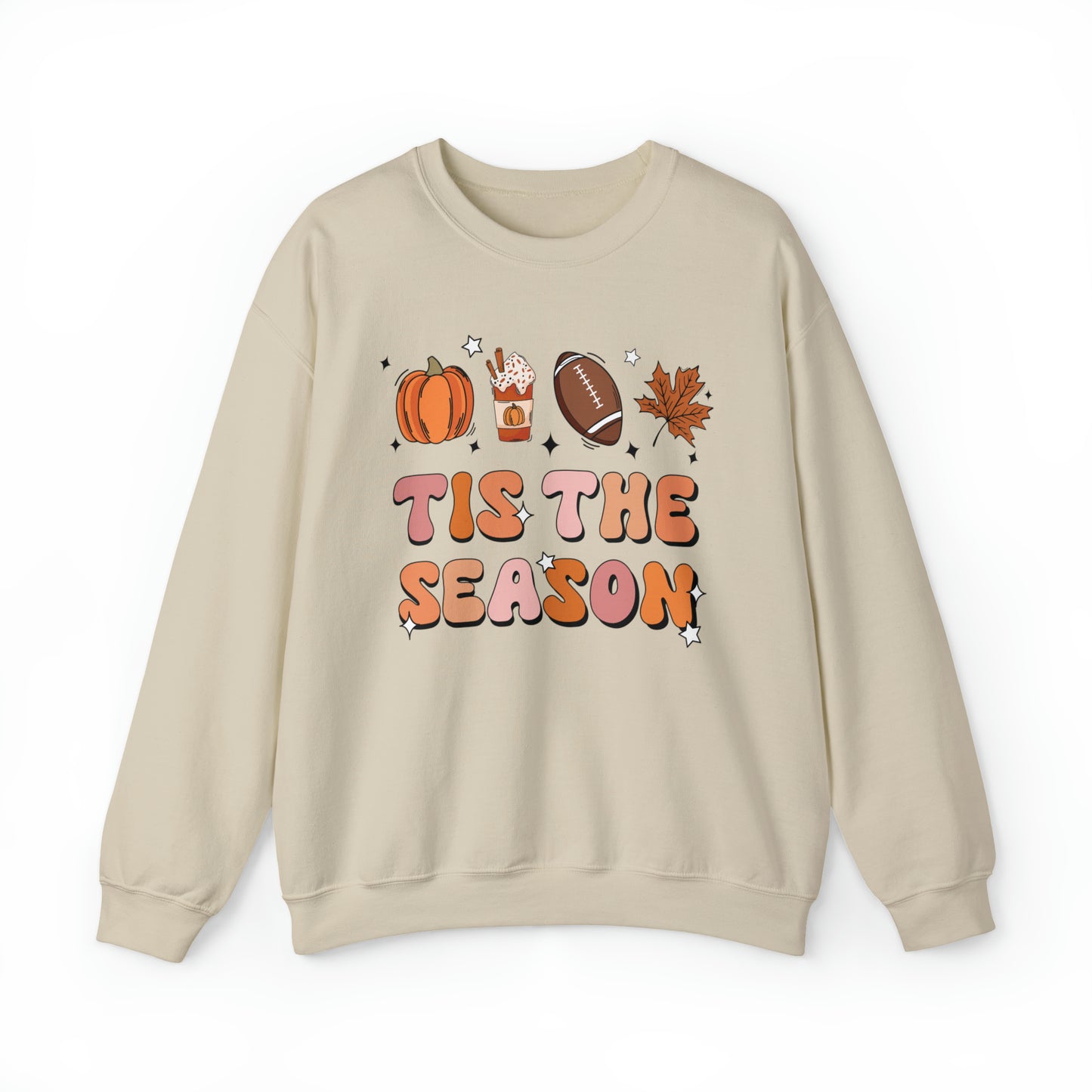 Tis the Season - Fall-Themed Crewneck Sweatshirt