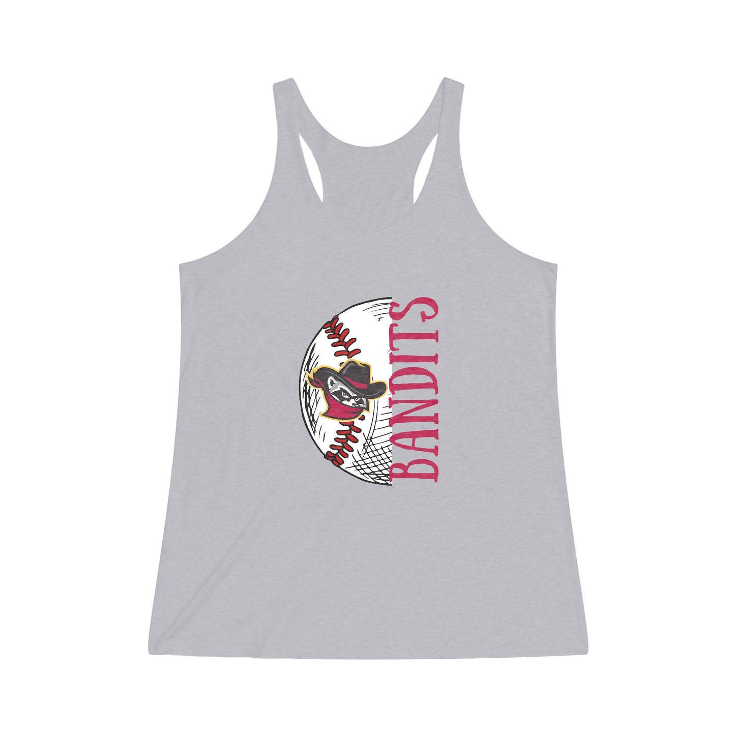 Bandits Baseball - Women's Tri-Blend Racerback Tank