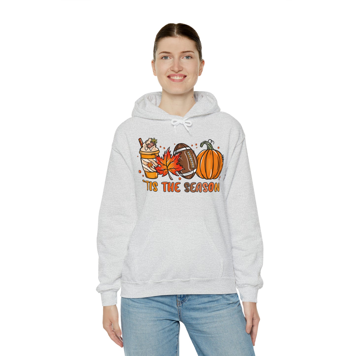 Tis the Season - Fall-Themed Hooded Sweatshirt