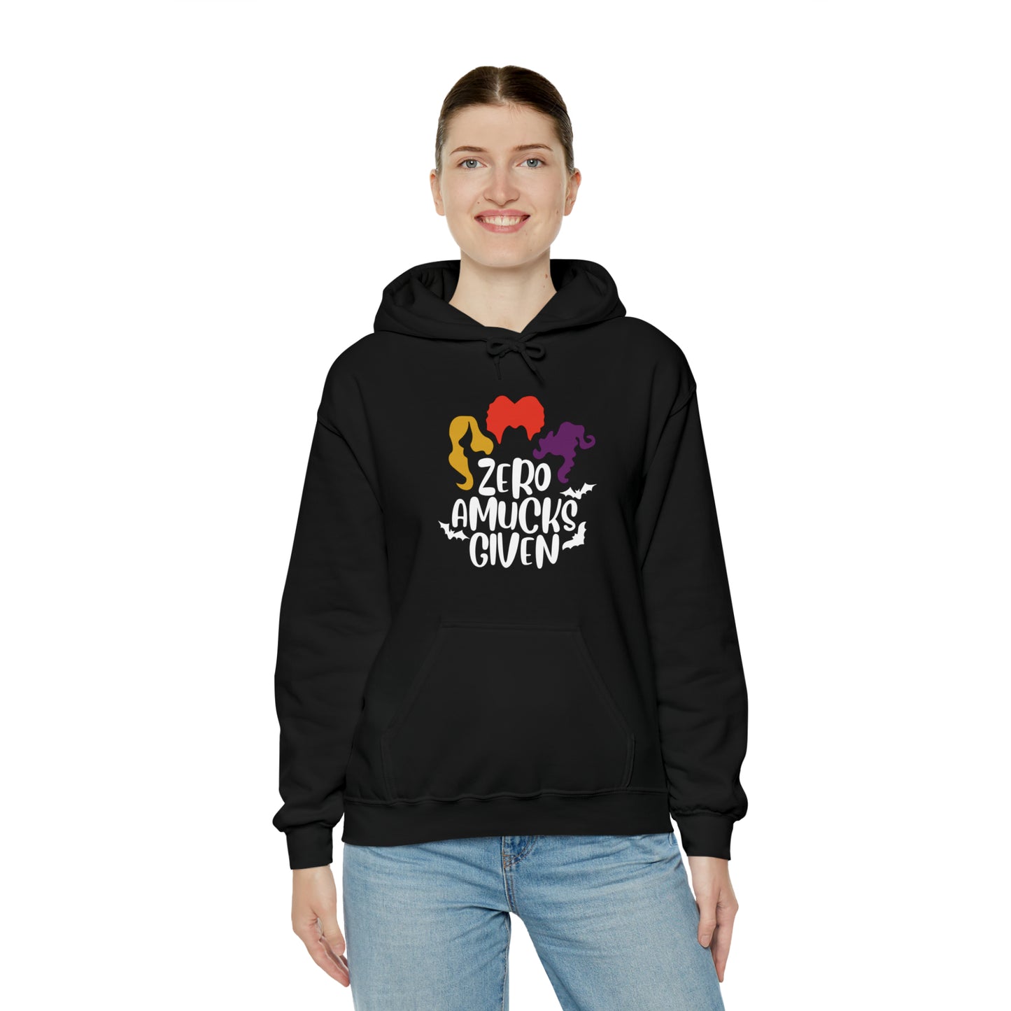 Zero Amucks Given- Hooded Sweatshirt - Hocus Pocus